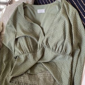 Long Sleeve Bell Sleeve Top